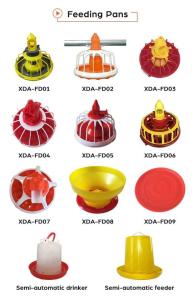 China Plastic Round Poultry Feeder Tray Farming Chicken Tray Feeder factory