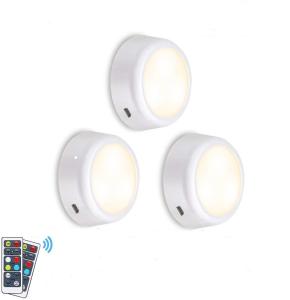 China Dimmable 800mAH 5V 2w Remote Control Under Cupboard Lights factory