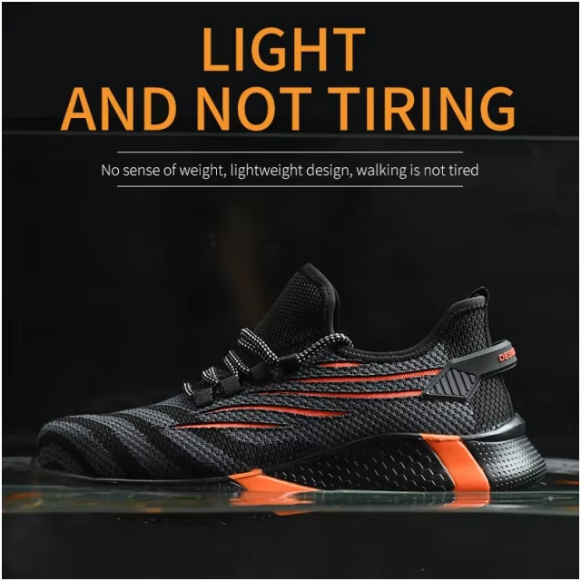 Lightweight Construction Footwear Sneaker Work Men Boots Safety Women Shoes
