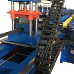 Hydraulic Cutting Solar Strut Channel Roll Forming Machine 16 Stations 10-15m