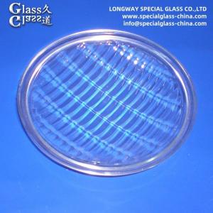 China Casting Borosilicate Glass Light Cover For Outdoor Light Lamp factory