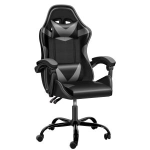 China Mail Packing Ergonomic Video Gaming Chair with Footrest and Lumbar Support 33 Pounds factory