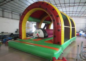 China Kids Inflatable Bounce House Caterpillar Theme Three Arch Indoor outdoor Bounce House 6x4m factory