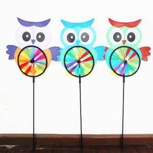 China Spring seasonal windmill yard stake owl factory