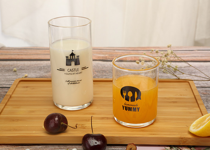 Mouth Blown Personalized Glass Cup / Engraved Glass Coffee Mugs
