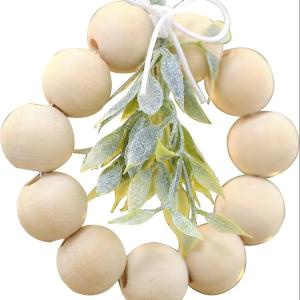 China Ginger Ray Wooden Bead Scandi Christmas Tree Contemporary Holiday Decor factory