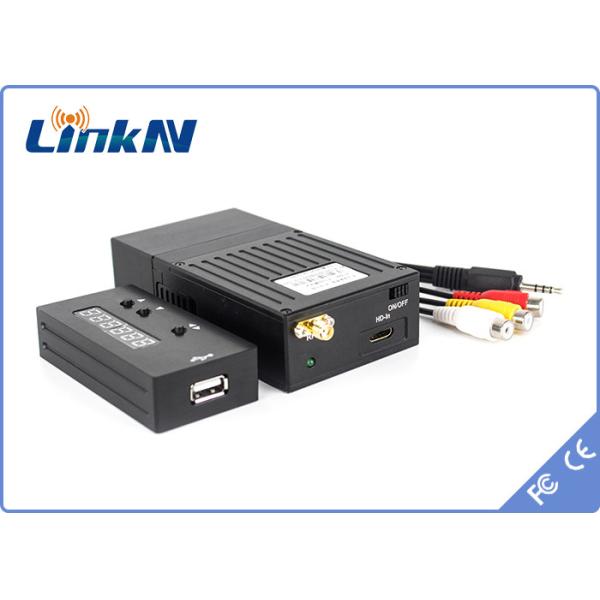 1km Police Covert Video Transmitter COFDM Low Delay H.264 High Security AES256