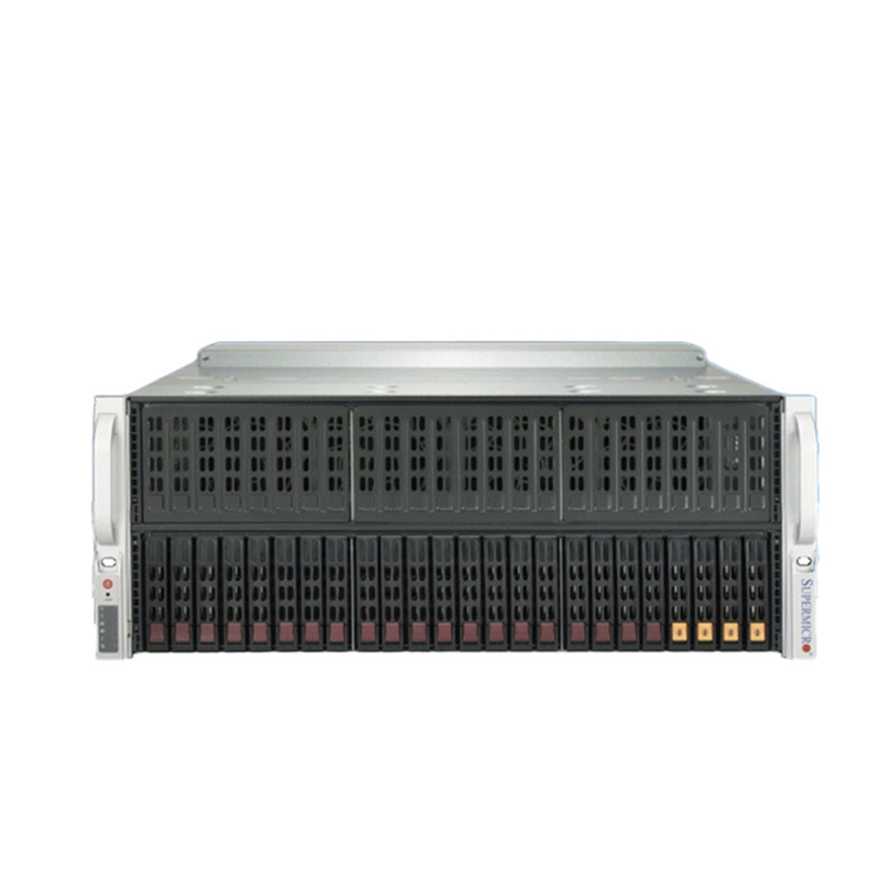 4U Dual Processor AMD Dual-Root GPU System Supermicro Server 4124GS-TNR with 8 PCI-E GPUs