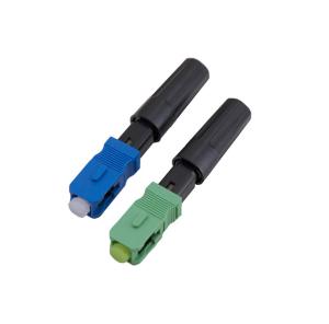 China 0.25db Optical Cable Connector SC 5507 Lc Fast Connector Blue Field Installable factory