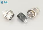 10 Pin Male / Female Gx16 Aviation Connector Set Zinc Alloy Material Welding