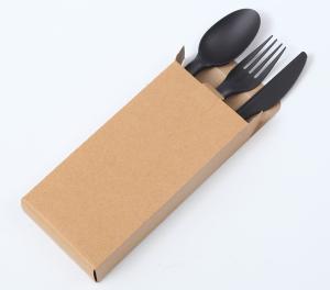 China Disposable Biodegradable Cutlery Kits , Compostable Cutlery Kit For Restaurant factory