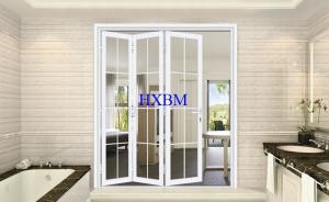 China Double Tempered Glazing External Folding Doors With Sound Insulation And Heat Insulation factory