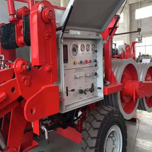 China 16Ton Bull-Wheel 10 Grooves Hydraulic Puller Overhead Stringing Equipment factory