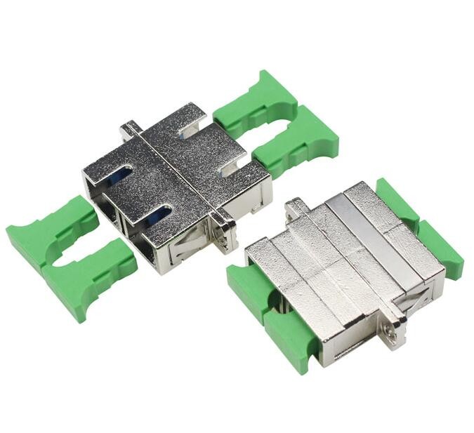 CE SC Fiber Coupler , FTTH Duplex Fiber Optic Adapter Panel Mount