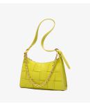 PU Women'S Trendy Niche Design Woven Bag Under The Leg PU Shoulder Bag