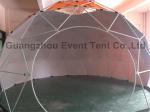 Largest Tent For Camping Bake Finished Steel Pipes Round / Square Shaped Window