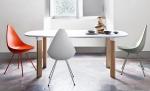 Arne Jacobsen Drop Fiberglass Dining Chair Modern Design For Living Room / Cafe