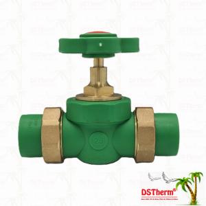 China PPR Double Union Ball Valve Exposed Installation Corrosion-Resistant Customized Size factory