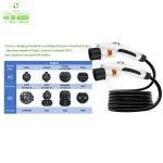 Electric Vehicle Mobile AC Home EV Charger Type 1 Type 2 16A 32A 7KW 11KW 22KW