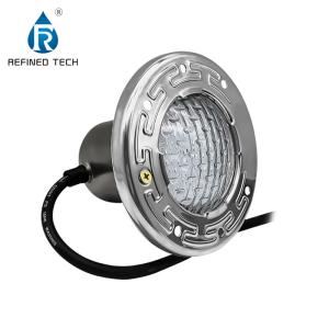 China Multicolor Stainless Steel LED SPA Light , 120V RGB LED Pool Light Bulb factory
