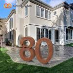 SGS Approve Outdoor Metal Furniture Corten Steel Letterbox Freestanding