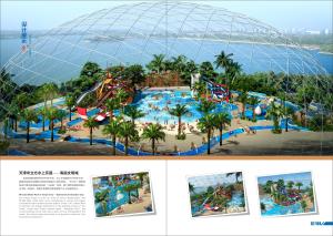 China Sea World Meters Cube-Vison Waterpark Project , Large Indoor Water Wark factory
