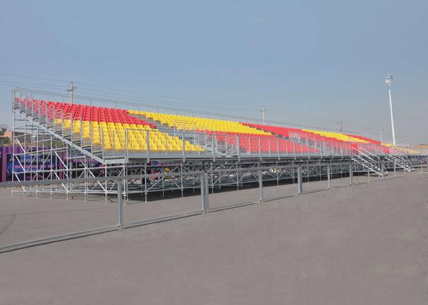 Civil Occasions Temporary Football Stands / Mobile Seating Stands For Performing