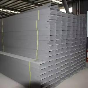 China Heavy Duty Wall Mounted Silver Steel Wire Trough Cable Tray Customizable Height factory