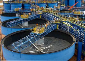 China Horizontal Carbon Steel Thickener Equipment 60tpd Sedimentation Equipment factory