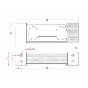 0-10 lb weighing load cell 10 lb load sensor 5kg weight sensor 50N