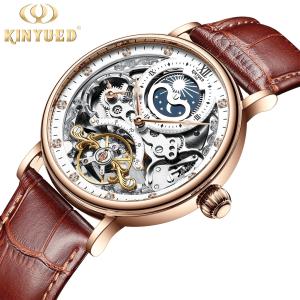 China KINYUED Tourbillon mechanical movement watches men luxury brand automatic luxury watch factory