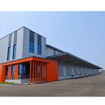 Hurricane Resist Prefabricated Steel Frame Building Metal Warehouse Hangar