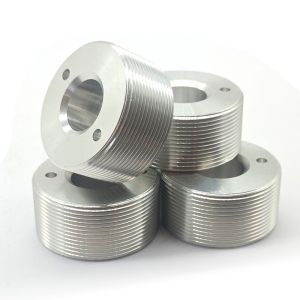 Customized Carbon Steel Parts Silver CNC Precision Components Multi Purpose