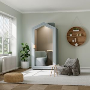 China Home Rectangular Acoustic Office Pods Soundproof Phone Booth Office on sale