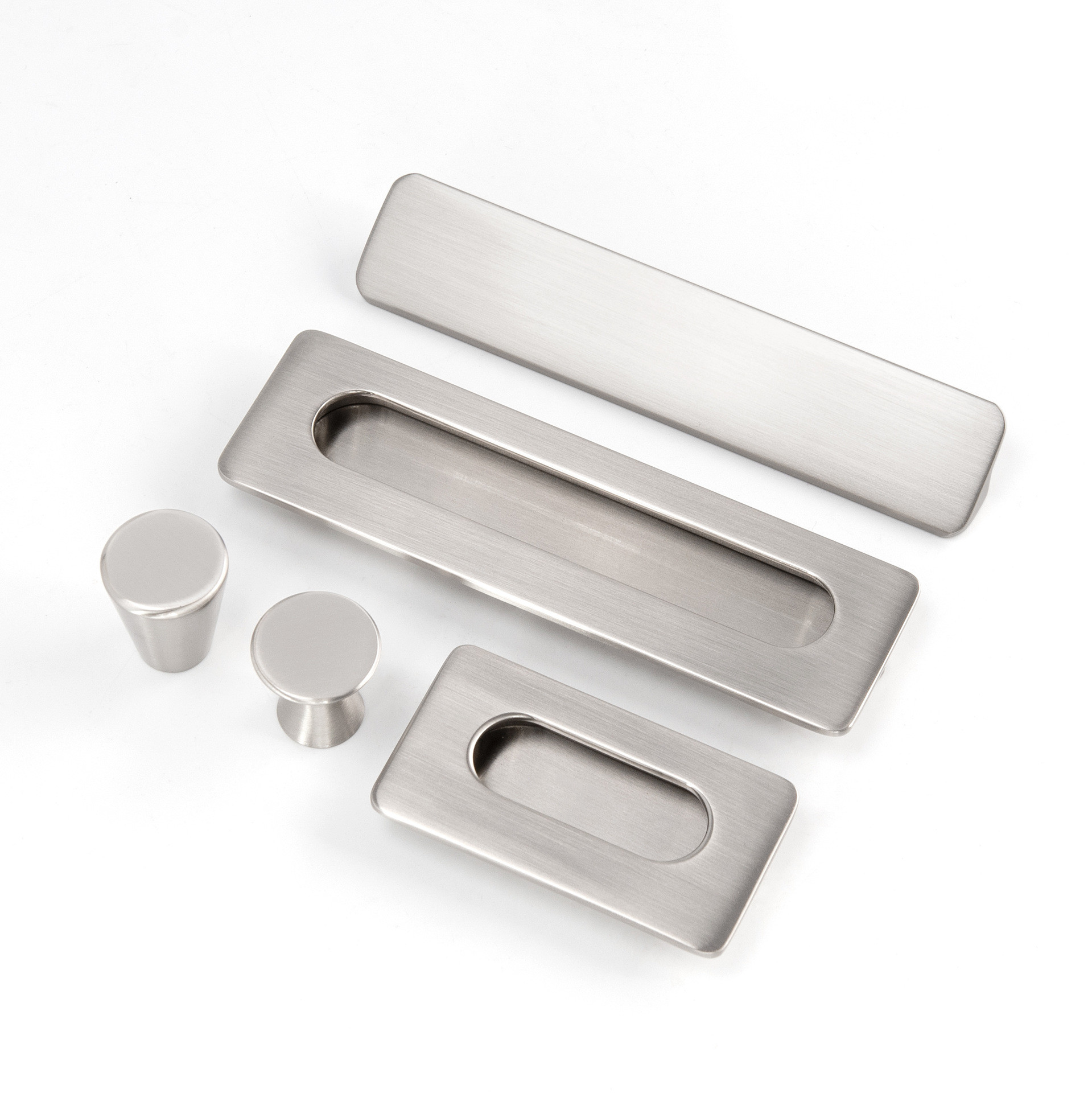 Aluminium handles for ovens, microwaves and fridges Robot Grinding High Precision