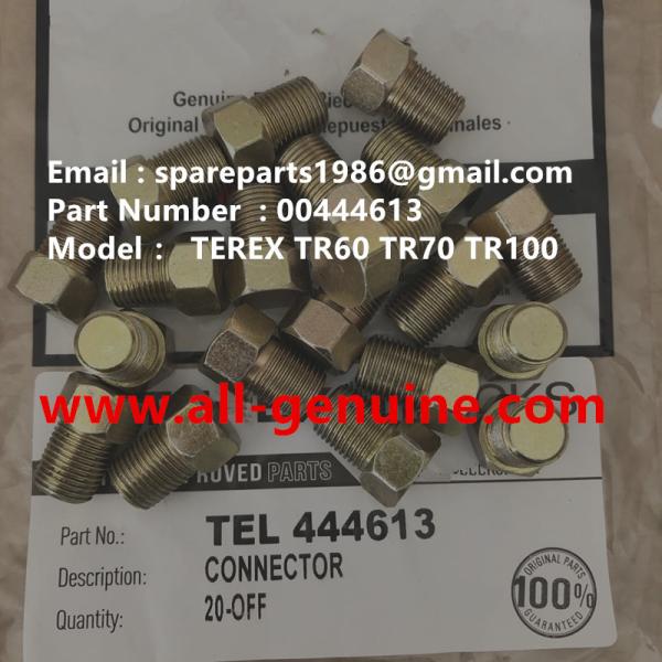 00444613 CONNECTOR TEREX NHL SANY TR35A 3303 3305 3307 TR50 TR60 TR100 NTE240