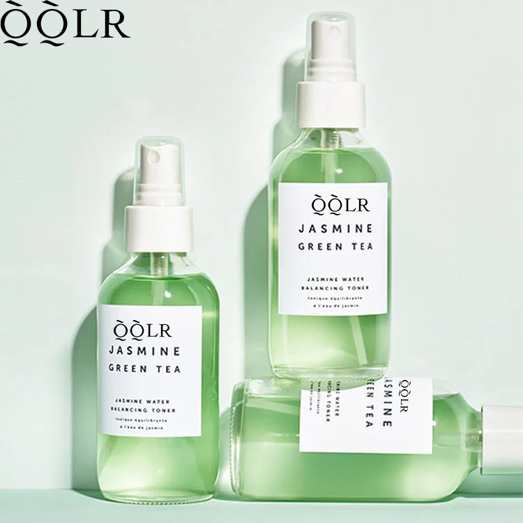 Wholesale 120ML Moisturizing Soothing Brightening Pores Oil Control Rose Water Jasmine Green Tea Face Toner