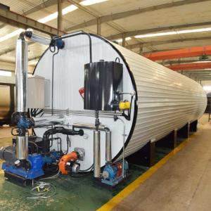 China 30m3 Cylindrical Can Asphalt Bitumen Storage Cryogenic Tank Thermal Oil Heating factory