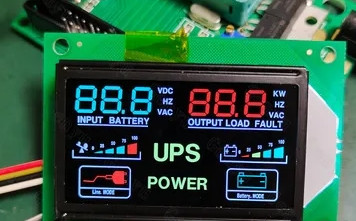 2.4 inch VA LCD Module Customized COB LCM AIP31621E Driver White Backlight UPS