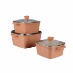 High Quality Aluminum Non Stick Cooking Pot And Pans Set Kitchen Soup Pot Stock