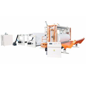 China Full Automatic Jumbo Paper Roll Slitter 300m/min 380V on sale