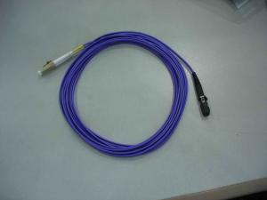 China MTRJ To LC Fiber Optic Patch Cord , Multimode Fibre Patch Leads For Test Equipment factory