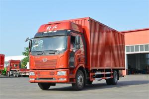 China FAW J6L Single Axle Jiefang Medium Truck 240HP 4X2 8-Speed 6.8m Van Truck Side Door factory