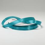 Green Patterned Polyester Ribbon Personalized Poly Satin Ribbon
