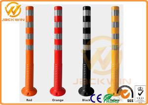 China Durable Lane Separator TPU Traffic Delineator Post 1 Meter for Station / Road factory