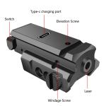 IPX4 Laser Sight Shotgun 650nm Red Standard Tactical Weaver Rail Laser Sight