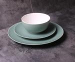 фарфоровый обеденный набор/new bone china Mint green coloured glaze dinner set