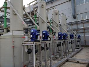 China Gold Smelter Waste Gas Absorption Tower Treatment Equipment Multistage Jet Type factory