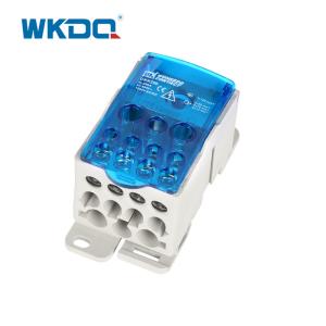 China Industrial Power Wire Distribution Block , Din Rail Distribution Block UKK 250A factory