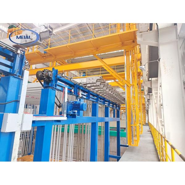 China Advanced 600-Ton / Month Aluminum Anodizing Line Smart Sustainable SEO-Optimized factory